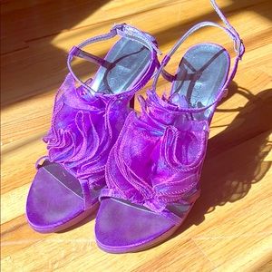Fun purple heels!